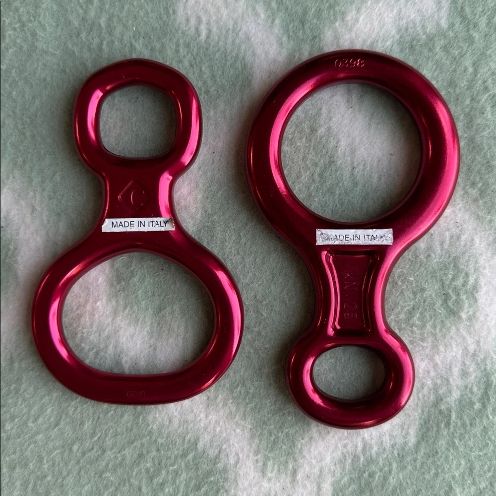 NEW Camp Otto Red Climbing Figure 8 Descender Set - Picture 1 of 6